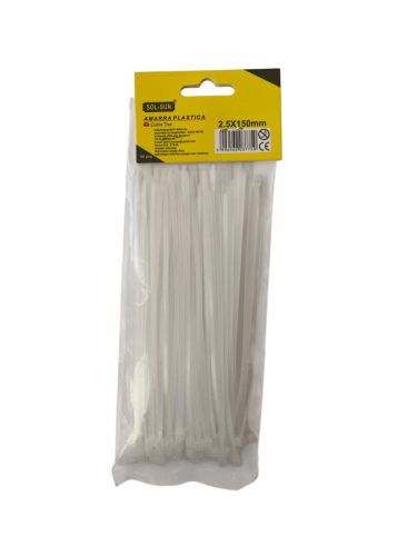 Gyorskötöző 80 db 2,5 x 150 