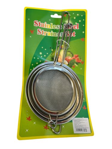 Szűrő 3 db-os 14-16-18 cm