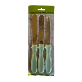 Cukrász spatula szett zöld