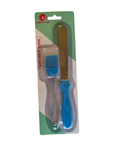 Palacsinta fordító + kenőecset kék