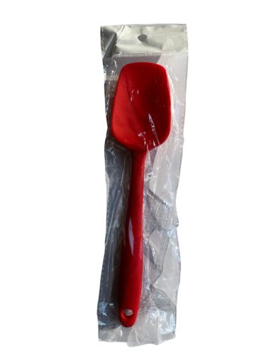 Szilikon keverőkanál piros