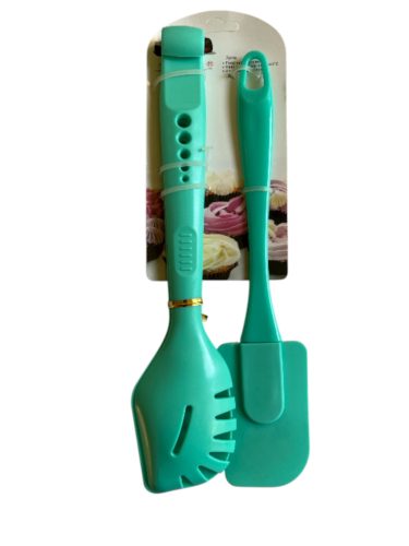 Húscsipesz + Spatula szett türkiz
