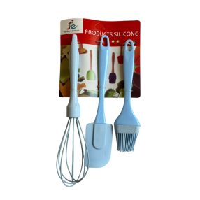 Habverő + spatula + ecset szett kék