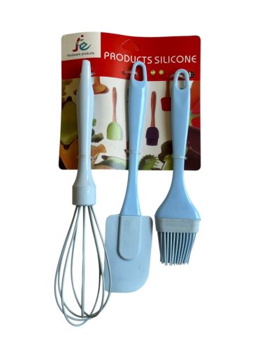 Habverő + spatula + ecset szett kék