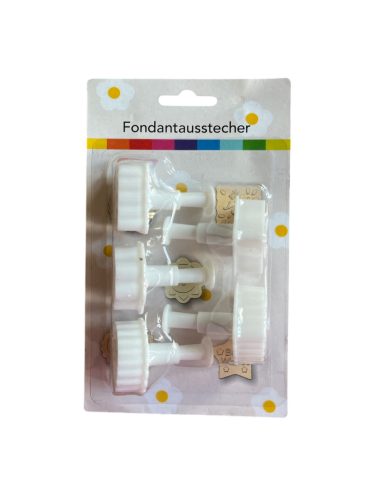 Fondant kiszúró 5 db-os