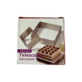 Állítható torta forma szögletes 9-15 cm