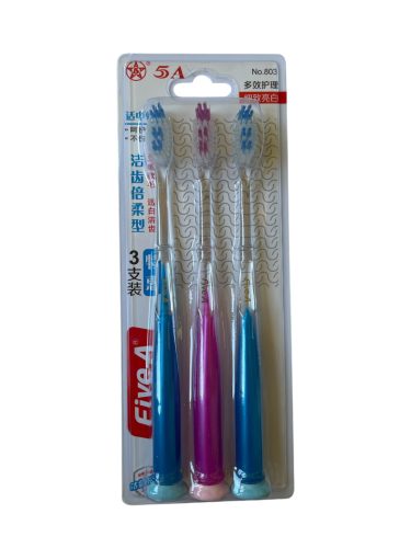 Fogkefe five 3 db-os