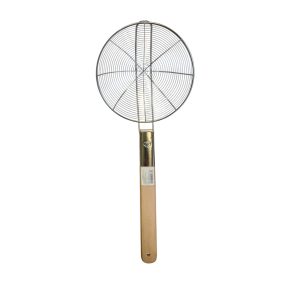 Szűrőkanál fanyelű kondérhoz 22 cm
