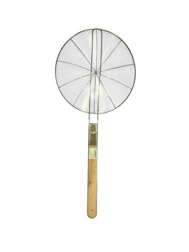 Szűrőkanál fanyelű kondérhoz 30 cm