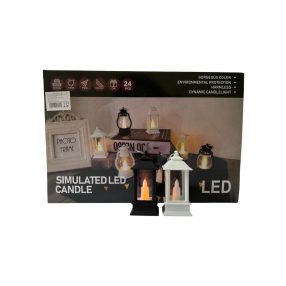 Led mécses ( négyzet)