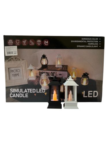 Led mécses ( négyzet)