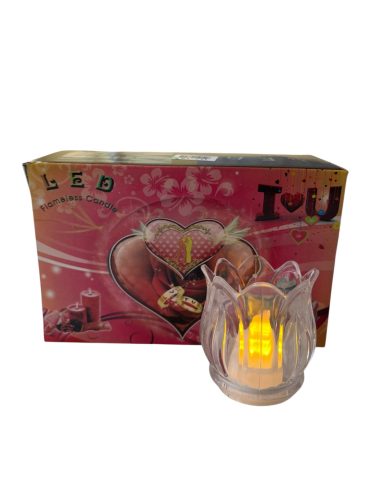 Led mécses tulipán