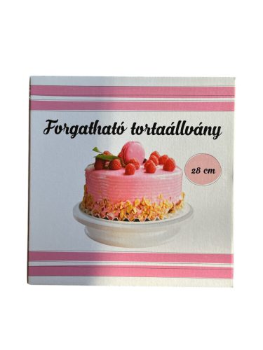 Forgatható tortaállvány dobozba